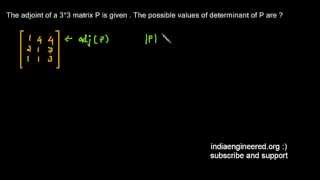 #38  Engineering Maths GATE Previous Paper Matrices