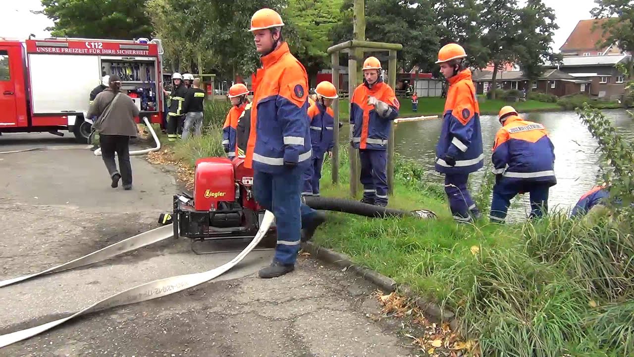 Jugendfeuerwehren Gemeinschaftsübung in Krempe 15.09.2012