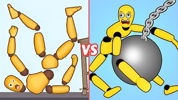 Kick & Break VS Ragdoll Fall — All Hard Levels Walkthrough, Funny Ragdoll Moments Android iOS