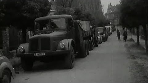 Cestná kontrola v roku 1953