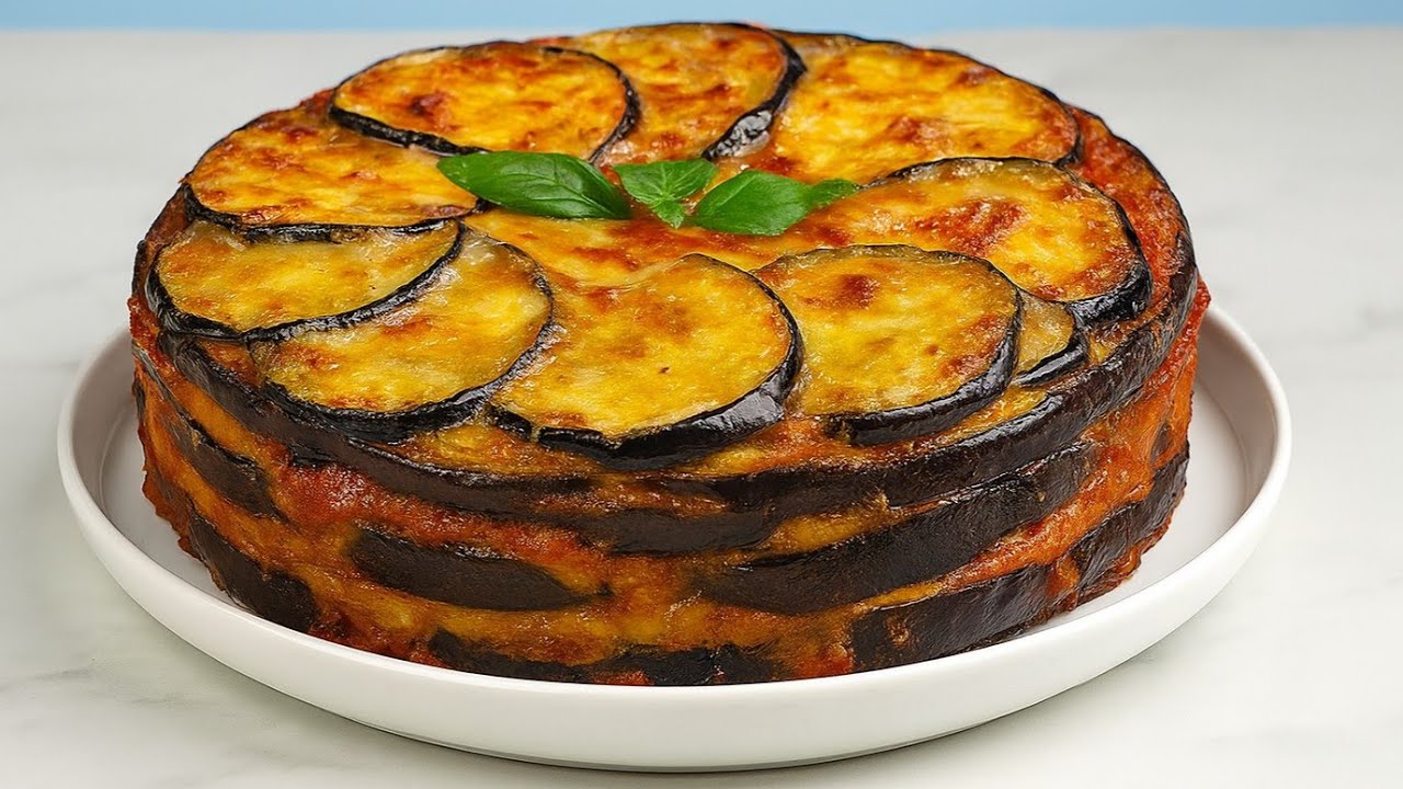 Cheesy Eggplant Bake | Easy & Delicious Eggplant Recipe | No Meat, Full Flavor!