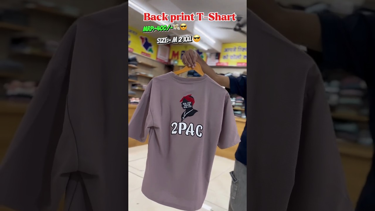 Back print t-shirt only 399₹