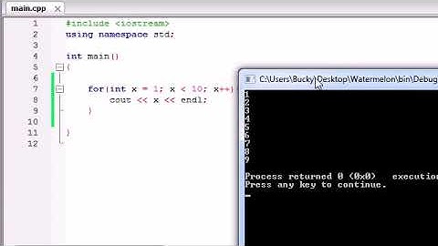 Buckys C++ Programming Tutorials   22   for Loops