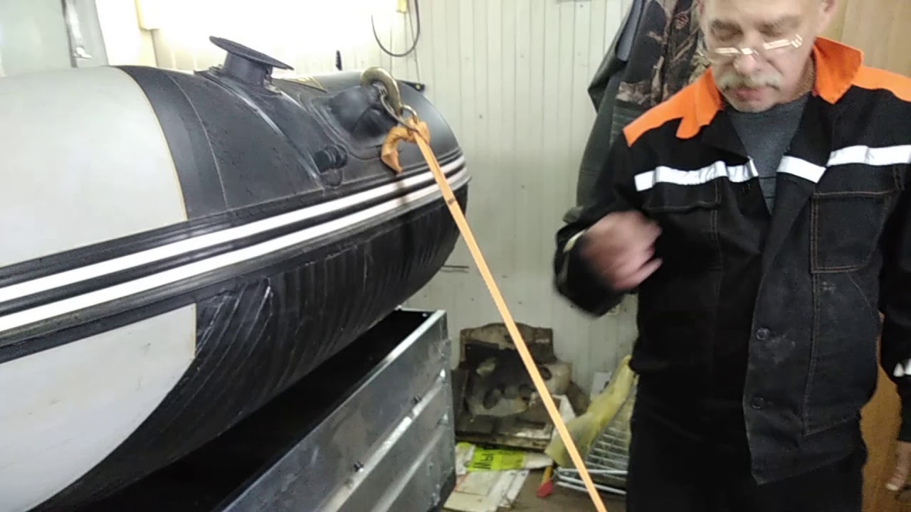 Крепление лебёдки на прицепе для ПВХ - YouTube