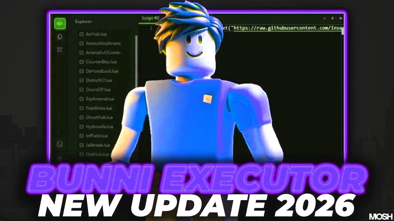 NEW Roblox FREE Script PC Executor Bunni The Best 100 UNC 