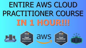 AWS Cloud Practitioner Crash Course in 1 HOUR!!! AWS Certified, AWS Cloud Practitioner