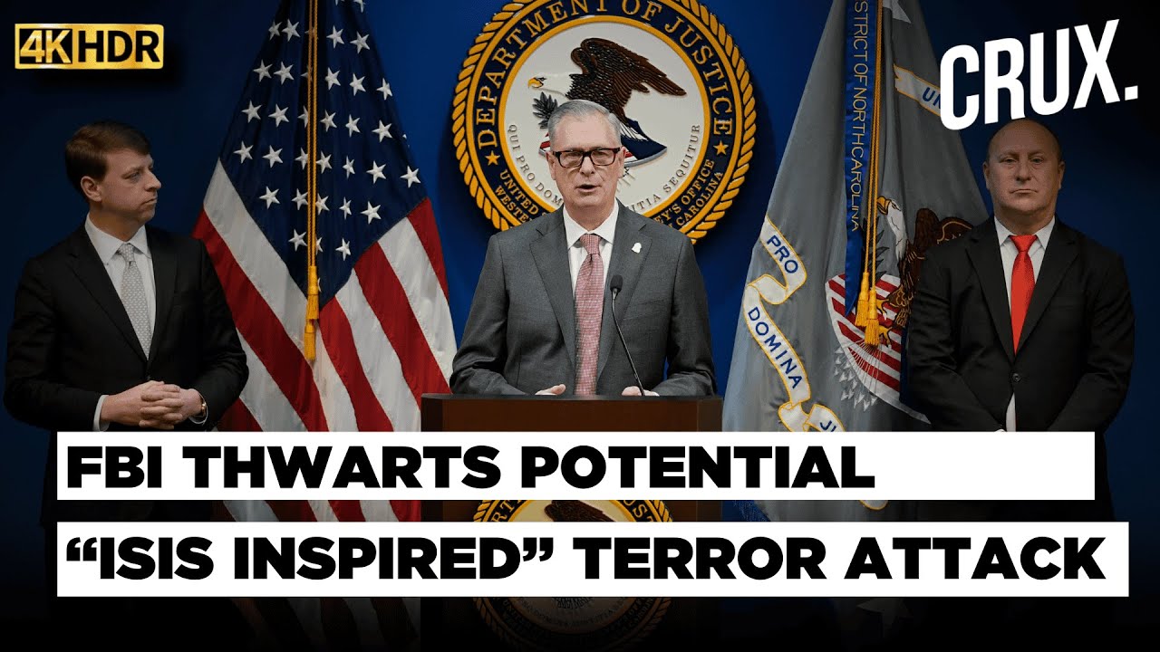 FBI Thwarts Possible 'ISIS Inspired' Terror Attack In Charlotte North Carolina On New Year's Eve |4K