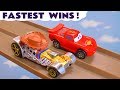 Cars 3 Meets Hot Wheels Toy Story 4 as Pixar McQueen races DC Comics & Marvel Avengers 4