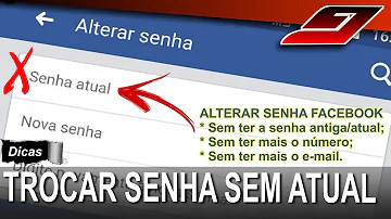 Como mudar a senha do Facebook se eu esqueci a senha?