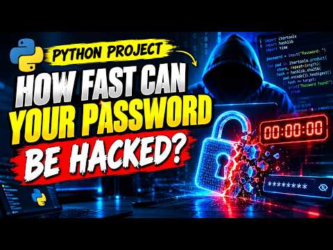 😱 How Fast Can Your Password Be Hacked? | Python Project 🐍 