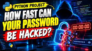 😱 How Fast Can Your Password Be Hacked | Python Project 🐍 