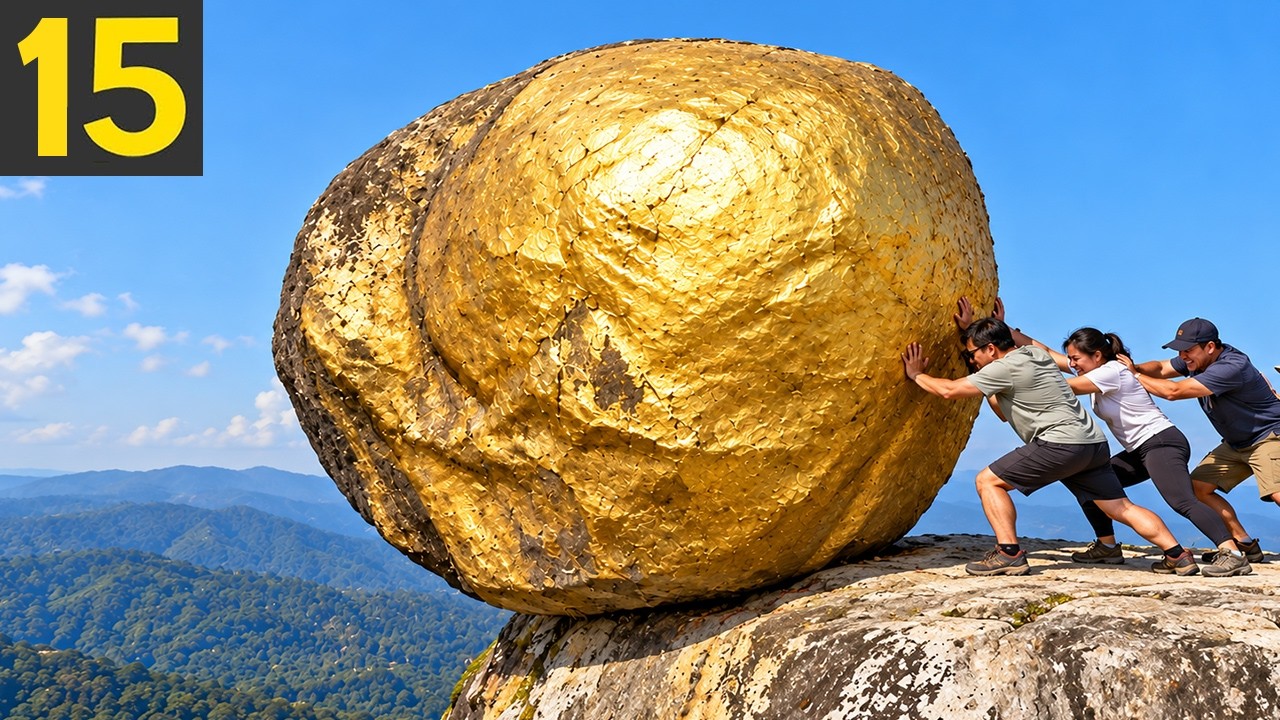 15 Giant Rocks ABOUT TO FALL