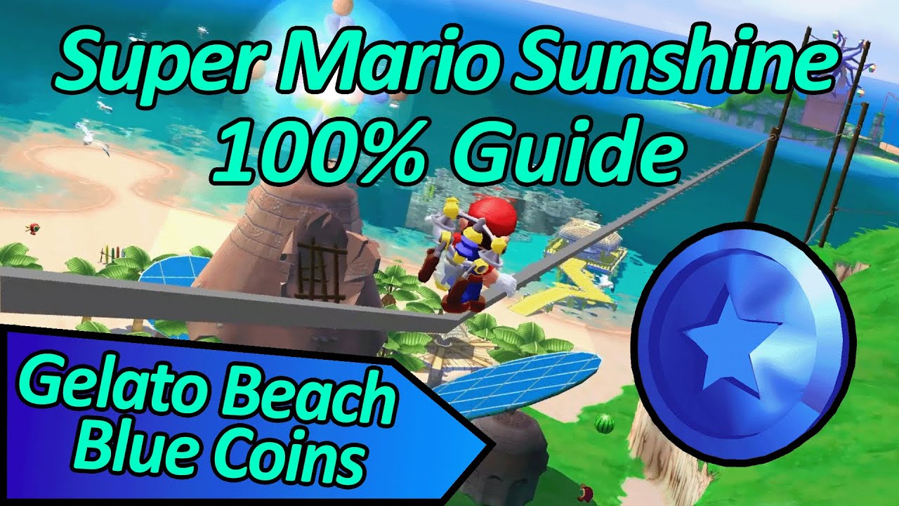 Синие монеты Gelato Beach — 100% руководство по Super Mario Sunshine