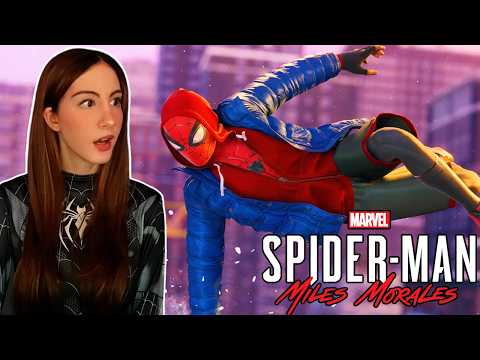 FIRST TIME PLAYING SPIDER-MAN MILES MORALES!