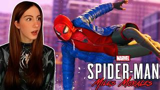 FIRST TIME PLAYING SPIDER-MAN MILES MORALES!