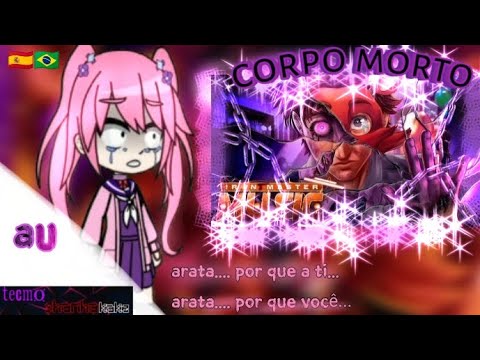 Shiunji-ke no Kodomotachi reagindo ao rap do michael afton | Corpo Morto (Iron Master) au 🇪🇦🇧🇷
