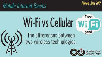 Mobile Internet Basics: What is the Difference Between Wi-Fi and Cellular?