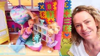 Barbie Dream House. Nicole Chelsea'ye yeni oda yapıyor. Barbie oyunları
