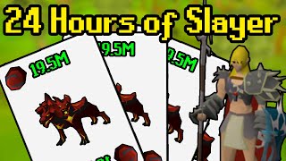 I Spent 24 Hours Doing Nieve/Steve Slayer Tasks in OSRS!