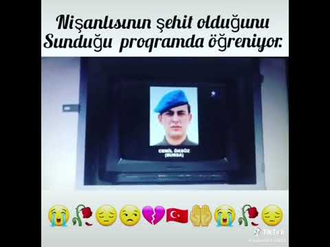 Nişanlısının şehit olduğunu sunduğu programda öğrendi