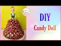 Diy chocolate candy dollhow to make candy dress making for barbie doll rukhwat ideas