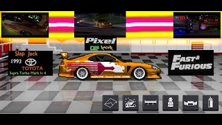 Pixel Car Racer  Fast & Furious  Slap Jack 1993 Toyota Supra Turbo Mark IV 4