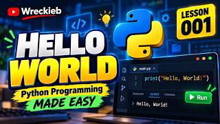 001 - Python Tutorial for Beginners: Getting Started & Hello World