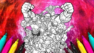 MARVEL NOW Avengers Epic Collection Coloring SET | Super Heroes Coloring