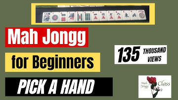 How to Choose a Mahjong Line How to pick a hand in American MAH JONGG for Beginners 5.1 NMJL Lessons