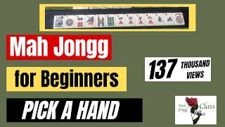 How to Choose a Mahjong Line How to pick a hand in American MAH JONGG for Beginners 5.1 NMJL Lessons