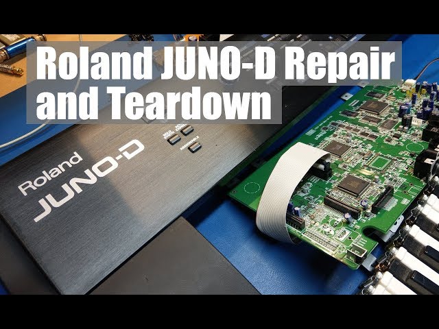 Roland JUNO-D Repair and Teardown - YouTube