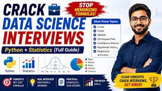 📊 Statistics for Data Science in Hindi | Python Interview Questions & Projects