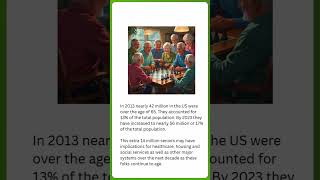 Seniors Population Changes in the US by Age  #demographicdata #seniorpopulationchange