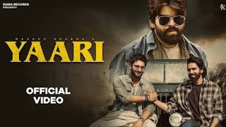 Yaari (Official video) Masoom sharma  | Rohit Lamba, Vinay yadav | New Haryanvi Song Haryanvi 2025