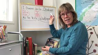 Practising a sentence structure in te reo Māori