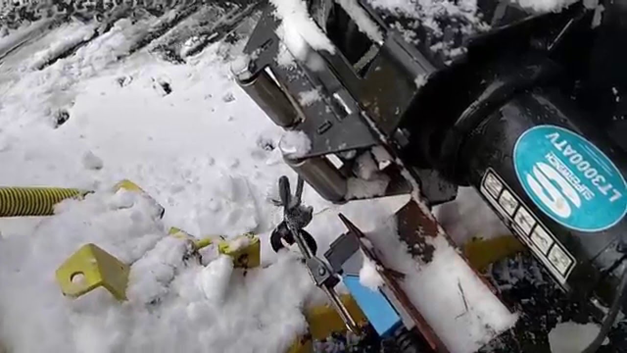 John Deere 210 plow winch lift stop YouTube