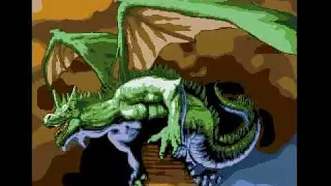 Myths and Dragons Msx2 + v9990. Starting with the wizard