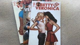 Adam Hughes does Betty & Veronica comics ASMR (tracing,page turning, soft spoken)