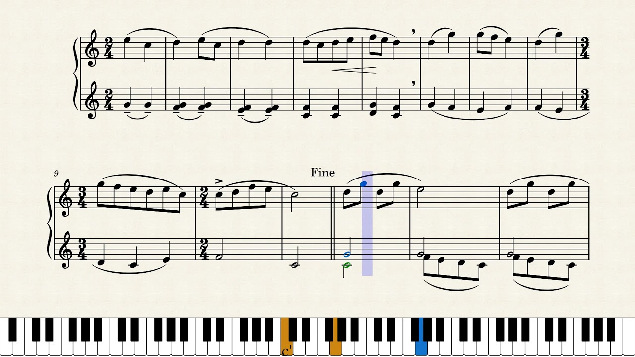 Les cinq doigts, No. 1 – Igor Stravinsky