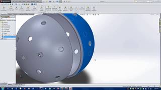 Solidworks Sphere with Holes