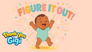 FIGURE IT OUT – Baby’s First Steps Visualizer | Thank You GiGi (Pop‑R&B Kids Anthem) 👶🏽✨