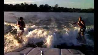 double wakesurfing