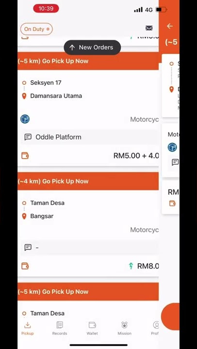 Lalamove order at hotspot (bangsar) #lalamove #lalamovemalaysia #shorts