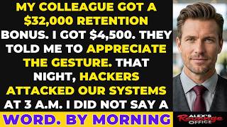My Coworker Got a $32,000 Retention Bonus I Got $4,500—So I Walked Out at 3 A M Corporate Reven