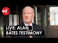 LIVE: Alan Bates Gives Evidence on Post Office Scandal