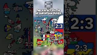 the aspect ratio of eruropean flags #mapping #mapper #geography #history #shorts #europe