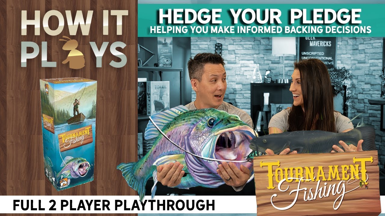 Tournament Fishing Boardgame Playthrough Preview