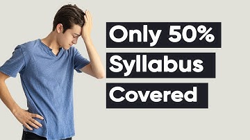 JEE Main 2021: Only 50% Syllabus Covered | What to Do | MathonGo | Anup Sir #shorts