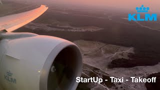 [HD] KLM 777-306ER | Start-Up,Taxi and Takeoff in Surinam | Johan Adolf Pengel Airport | RoopramAv