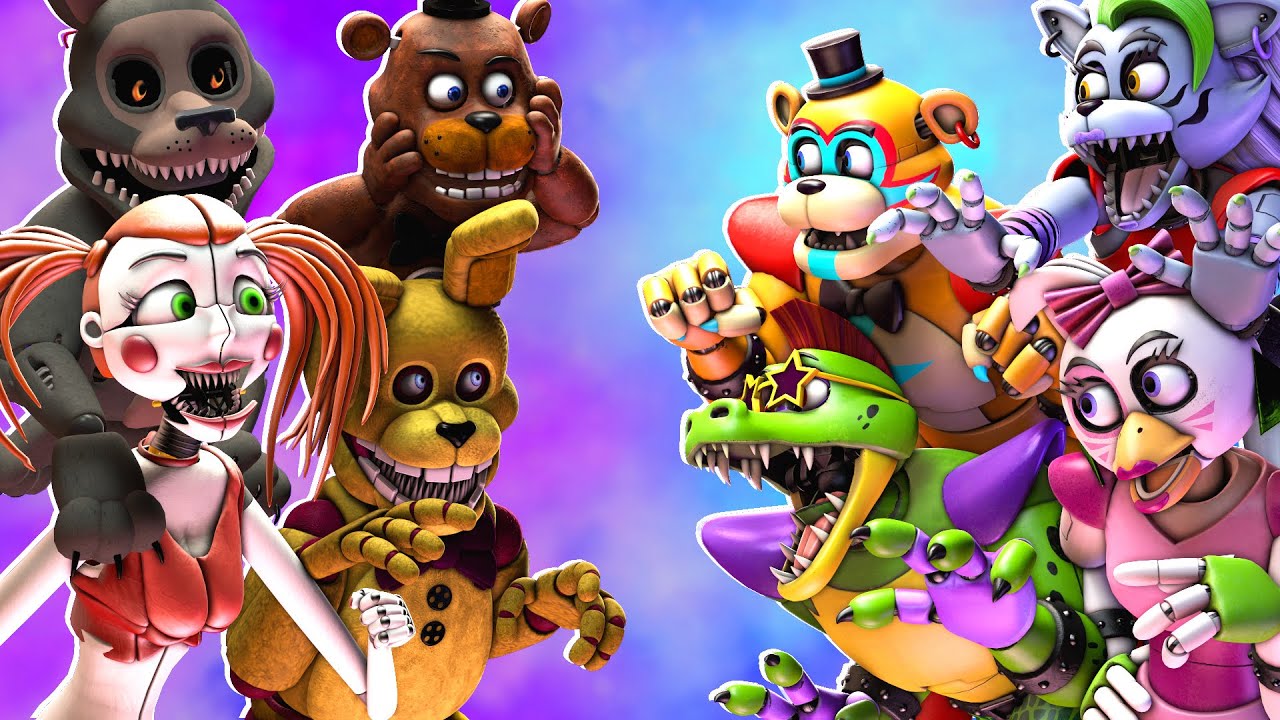 Top 5 BEST Fazbear Fright VS FIGHT Animations